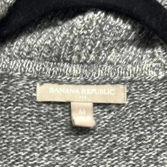 Banana Republic Heavy Warm Gray Cardigan Womens Size Medium - Picture 3 of 4